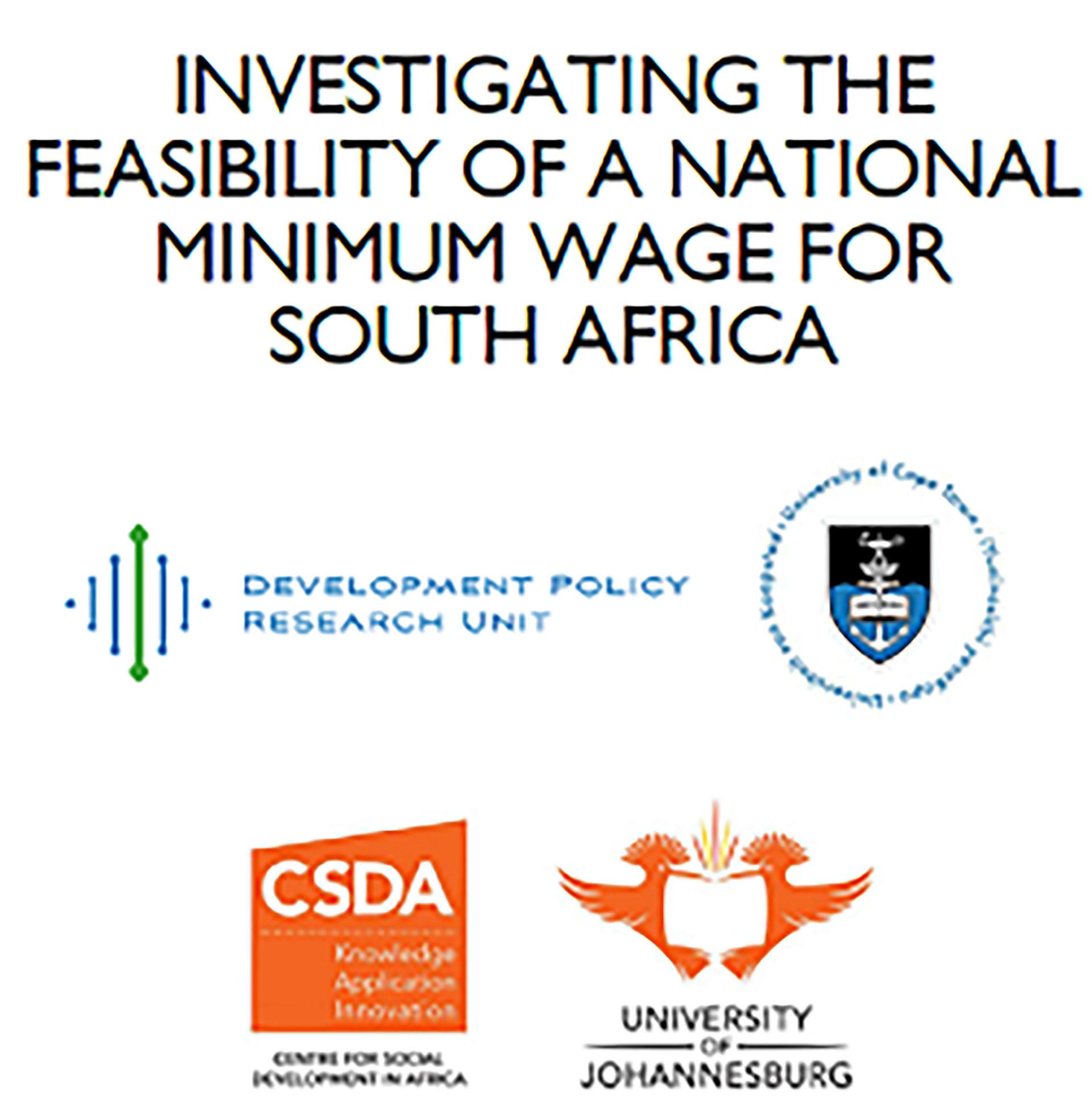 Investigating the feasibility of a national minimum wage for south