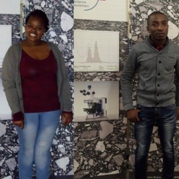 Geology Master Students Mr Ndivhuho Nendouvhada And Ms Maseda Mphaphuli