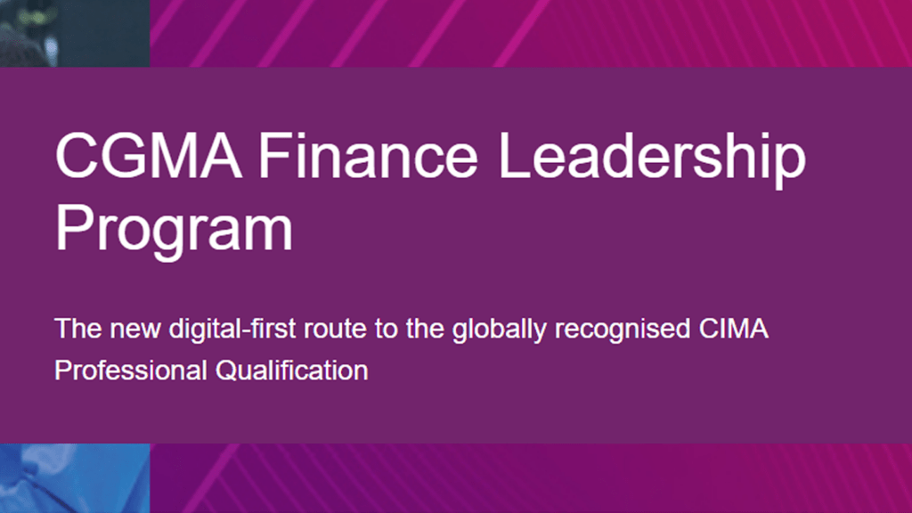 CIMA CGMA Finance Leadership Program (FLP) - University Of Johannesburg