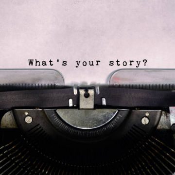 Storytelling, Author,what's Your Story, Vintage Typewriter, Rustic