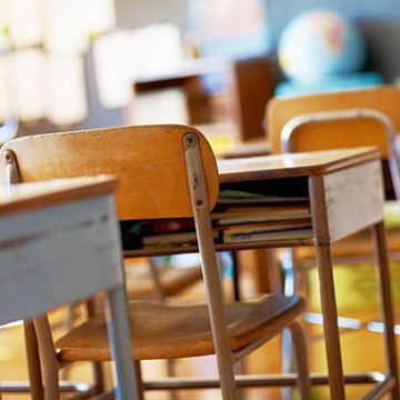 Empty Classroom With No Students